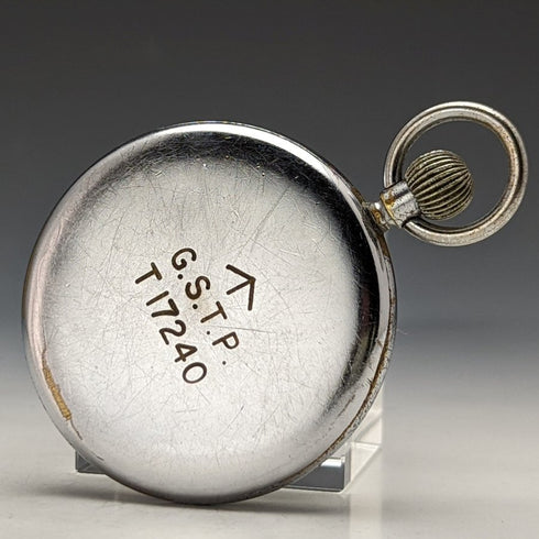 Around 1940 Vintage in good working condition Jaeger-LeCoultre Broad Arrow WW2 British military pocket watch